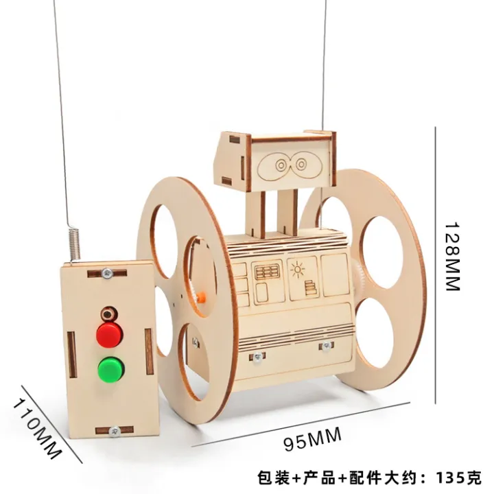 Remote%20Control%20Balance%20Robot%20Technology%20Small%20Production%20Children's%20Science%20Experiment%20Teaching%20Toys%20Elementary%20School%20Students%20Handmade%20diy%20Material%20-%20Image%202