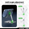 Aluminum Alloy Mobile Stand - Adjustable Universal Desk Phone Holder for Tablet, Smartphone & iPad.
