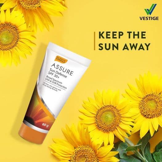 Vestige Assure Sun Defense Sunscreen Spf 30+ - 60 Gm