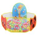 1.2M Baby Playpen Playground Bebe Ball Pit Balls Dry Pool with Basketball Hoop Children’s Tent Park Portable Kids Balloons Toys.