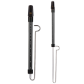 1 PCS Metal Slide Whistle Scale Sliding Flute with Steel Sliding Rod Musical Instrument Toy Metal Flute for Children Flute (Black).