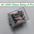 220V Thin Pin AC 220V 8 Thin Pin 10A 250VAC Glass Relay LY2 LY2NJ JQX-13F AC 220V Coil Power Relay Electromagnetic Relay 8 Pins DPDT 2NO 2NC AC-220V Relay Switches .