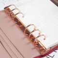 Metal Spiral Rings Binder Clip With 2 Pairs of Screw For Diary Notebook Planner A5 A6 Persoanl A7 Binder Clip File Folder.