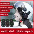 HOT-LX1 Motorcycle Summer Helmet Special Bluetooth Headset Portable CVC Smart Noise Cancelling Takeaway Headset.