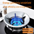 Universal Gas Stove Cover Fireproof Windshield Save Gas Cover Windproof Ring Anti-skid Bracket Thicken Gas Stove Energy-saving Ring Gas Cooker Stand. 
