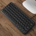 Mini Wired Silent Keyboard Round Button Ergonomics Gaming Keyboard For Macbook Lenovo Dell Asus HP Laptop Computer Keypad Gamer.