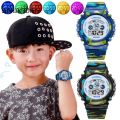 Multi-functional Children Luminous Electronic Watch/ Luminous Dial Waterproof Sport Digital Watch/ Date Week Kids Wristwatch Clock. 