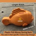 Plastic Fish Money Saving Bank. 