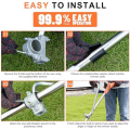 Trimmer Handle, Ergonomic Trimmer Handle, Handle Extension with Stand Clamp,Multifunctional Garden Lawn Mower Handle Durable Easy Install.