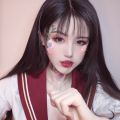 【DATA FROG Global MALL】（NEW）Wig female long straight hair cute air bangs black long hair fluffy hair set bangs medium long hair Woman wig. 