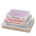 【100%-original】 Simplicity Plastic Document Organizer Square Shape A4 Organizing Box Certificate File Container. 