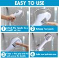 Strong Powerful Suction Bath & Shower Safety Handle Grip Grab Bar Support Anti-Slip Waterproof Handle.