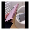 Premium Titanium Glass Pink Iphone Case Cover For Iphone 11,12,13,14,15 Pro & Pro Max Series.