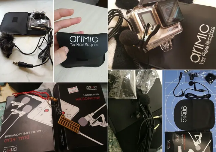 Arimic%20Lavalier%20Lapel%20Clip-on%20Omnidirectional%20Condenser%20Microphone%20Kit%20with%20cable%20adapter%20&%20windshield%20for%20iPhone%20Samsung%20-%20Image%207