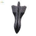 10x Carbon Fiber Generator Shark Fin Spoiler Wing For Auto Car Roof. 