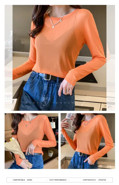 Women%20T%20Shirt%20See%20Through%20Transparent%20Mesh%20Tops%20Long%20Sleeve%20Sheer%20Slim%20Ladies%20O-neck%20Color%20Silk%20T-Shirt%20Lace%20Crop%20Top%20-%20Image%206