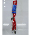 Bicycle Chain Lock - Blue and red - Secure Lock For Bike Security - Featuring A Sturdy Chain Design And A Blue and red Color For Added Style And Visibility. 