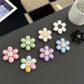 pop socket for Mobile phone airbag bracket ins style Japanese style fresh three-dimensional frosted dopamine color flower adhesive retractable.