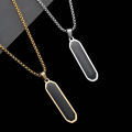 High Quality Men Fashion Jewellery Stainless Steel Round Chain Necklaces. 