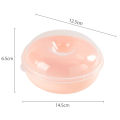 Bagel Storage Container Transparent Reusable Bagel Storage Container.