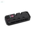TSA 002 Secure Luggage 3 Digit Combination Lock Suitcase Bag Code Lock Padlock - Portable and Lightweight - TSA13116 Black.