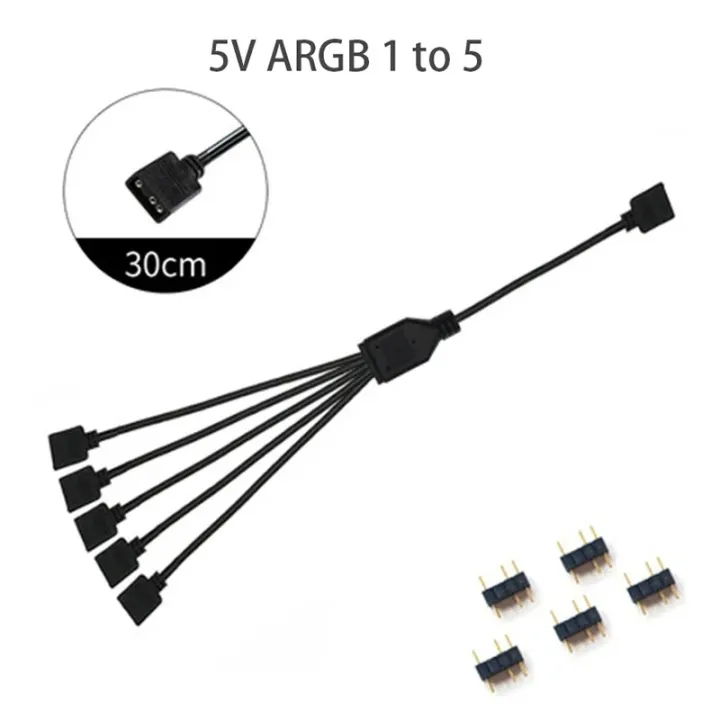 RGB Connector Cable | 3 Pin Female ARGB Connector | Cable | Fan ...