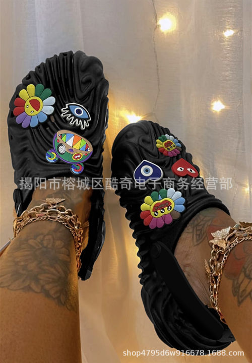 amazon%20women's%20shoes%20alisell%20sandals%20foreign%20trade%20plus%20size%20women's%20shoes%20flat%20sandals%20women%20clogs%20-%20Image%207