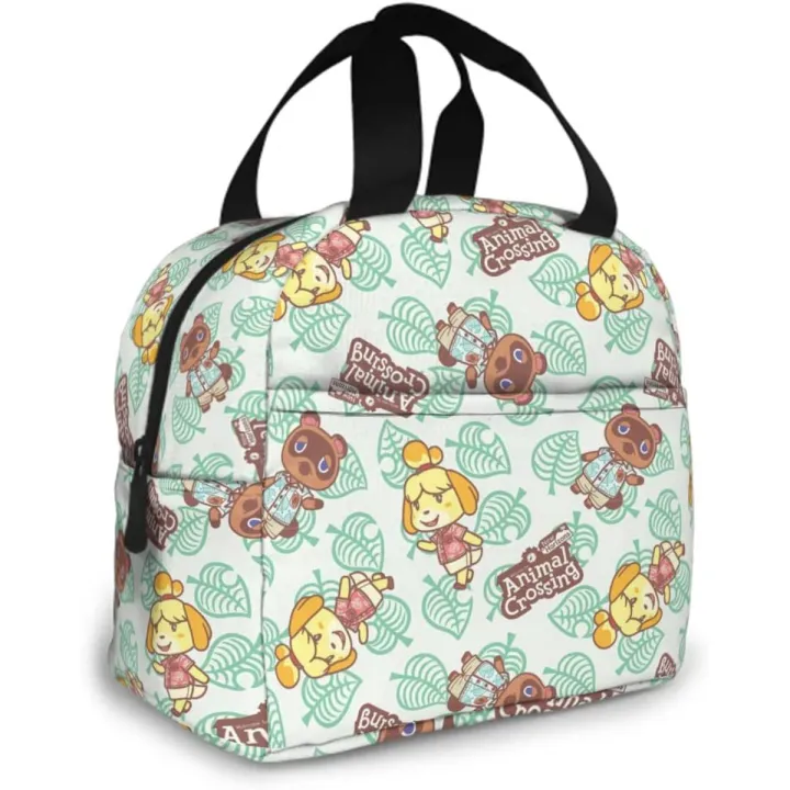 Animal Crossing Insulated Lunch Bag for Women Men Large Reusable Lunch Box for Office Work School Picnic Beach Adult
