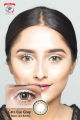 Angel Soft Cats Eye Gray power Contact Lens Cats Eye Color Contact Lenses (-0.50 to -10.00) & Combo set(solution,travel kit box, tweezer & applicator) from protected view for everyday wear with stylish contact lenses #CatsEyeGray. 