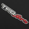 TRD Sports Aluminum Emblem Badge Sticker.