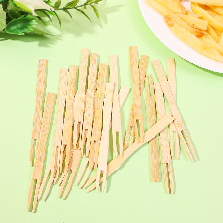 100PCS%20Wood%20Disposable%20Wooden%20Fruit%20Fork%20Dessert%20Cocktail%20Fork%20Set%20Party%20Home%20Household%20Decor%20Tableware%20Supplies%20-%20Image%207