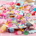 Resin Candy Lucky Bag diy Slim Fill Crystal Filler Cream Glue Phone Case Lollipop diy Material Package. 