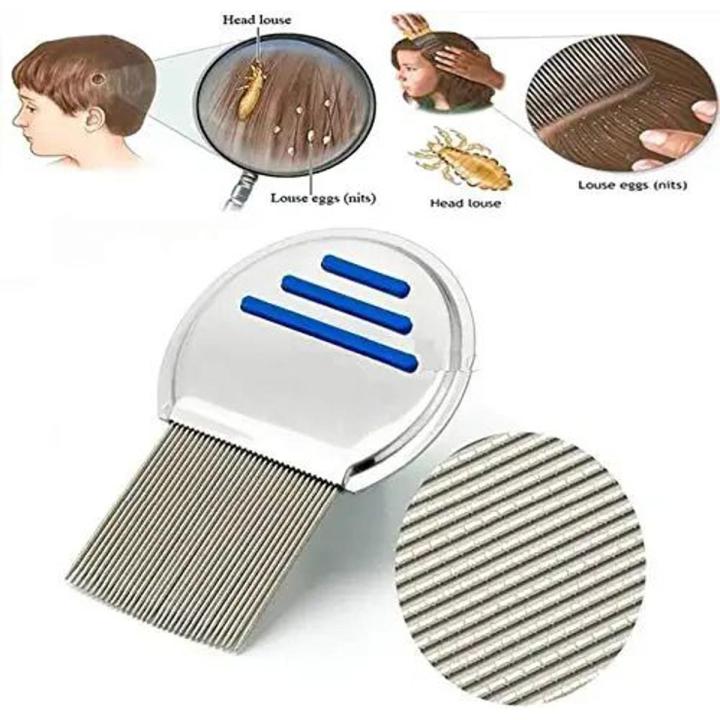 Innova Anti Lice Comb Hair Nit Comb Head Lice Comb Stainless Steel Metal Teeth