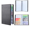 Leather Card holder  40 120 180 240 300 card position organizer ID card Business card album for Office use Travel accessory Business professionals Personal collection Gift option. 