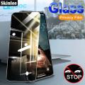 2pcs for Infinix Hot30 Free Fire Privacy Plexiglass Screen Protector Film for Infinix Hot 30 Free Fire Full Cover Screen Tempered Glass Privacy Protector Phone Case. 