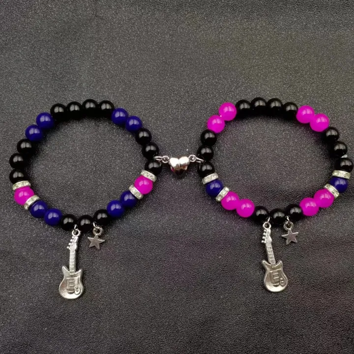 2pcs/set%20Fashion%20Couple%20Beads%20Bracelet%20Tv%20Girl%20Matching%20Bracelets%20Who%20Really%20Cares%20Album%20Inspired%20Bracelets%20Friends%20Jewelry%20Gift%20-%20Image%203