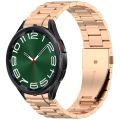 (COD Available) Three Beads Button Quick Release Metal Watch Band For Samsung Galaxy Watch 6 Classic 43 / 47mm.