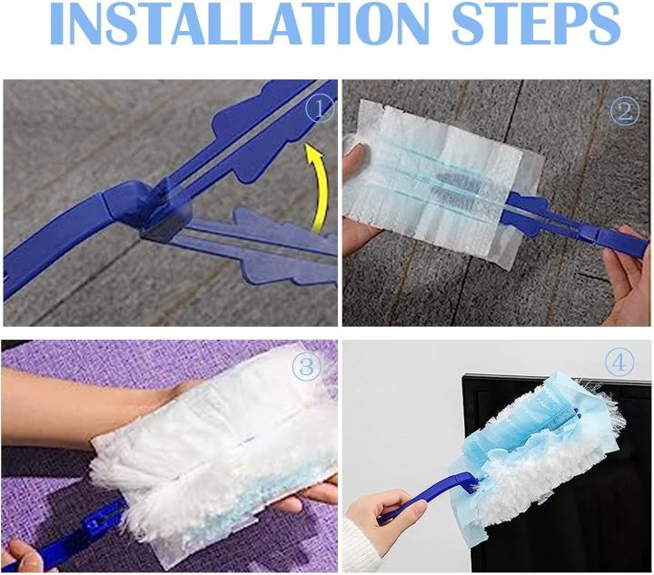 Flash%20Dust%20Magnet%2010%20Pcs%20Refill%20with%201%20Extender%20Handle,Dust%20Magnet%20Duster%20Flash%20Fluffy%20Dusters%20Refills%20Dusters%20Multi%20Surface%20Duster%20Refills%20Kit,Fluffy%20Duster%20for%20Cleaning%20(Blue).%20-%20Image%206