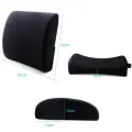 Memory Foam Lumbar Support Back Cushion Price in Bangladesh  Back Pain Relief Pillow for office chair. 
