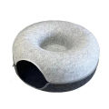 Donut Cat Bed Pet Cat Tunnel Interactive Game Toy Cat Bed Dual-use Indoor Toy Kitten Sports Equipment Cat Training Toy Cat House. 