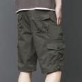 Summer Cargo Shorts Men Camouflage Camo Casual Cotton Multi-Pocket Baggy Bermuda Streetwear HipHop Military Tactical Work Shorts.
