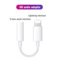 Audio Cable For Apple Lightning To Headphone 3.5 mm Jack Adapter, Aux Cord Cable, iPhone Headphone Connector Aux Dongle - Cable Protector.