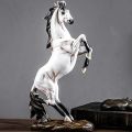 NXFDSIOZ 2X Galloping Horse Statue for Home Decor Modern Horse Figurine Sculpture Office Decoration Crafts. 