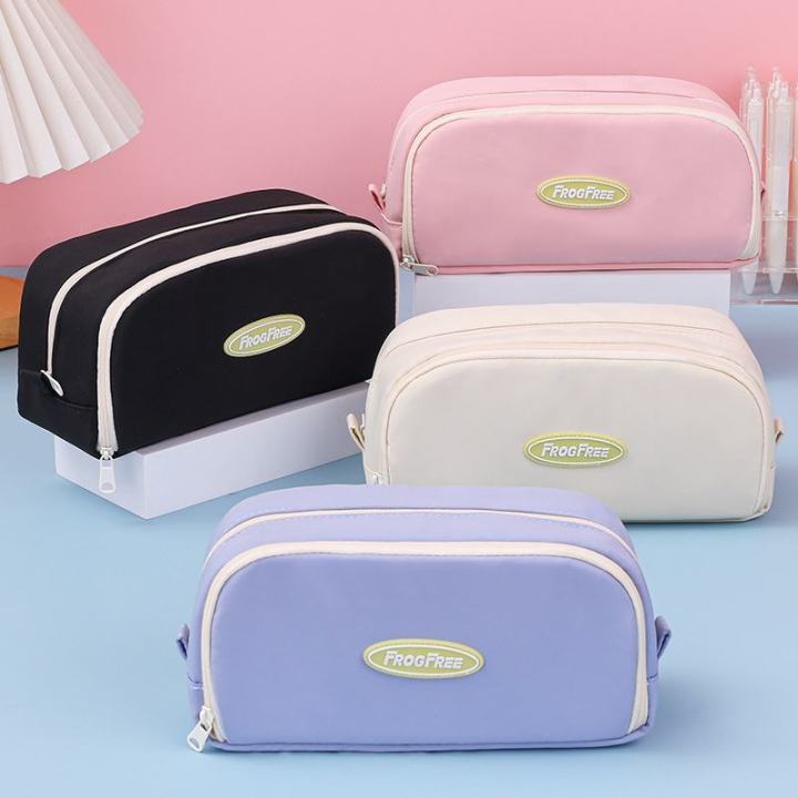 Creative%20Large%20Capacity%20Double%20Layer%20Canvas%20Pencil%20Case%20Waterproof%20Durable%20Zipper%20Closure%20Macron%20Color%20Pencil%20Bag%20Student%20School%20Supplies%20-%20Image%202
