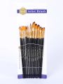 Keep Smiling Artist Paint Brush Mix Set – 12 Pcs Painting Brushes. 