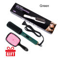 Professional Hot Comb for Hair Styling Hair Straightener and Curler 2 in 1 Dryer and Straightening Brush electric Hair Comb. 