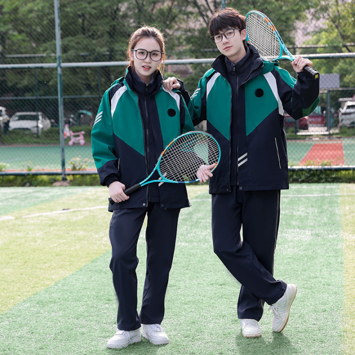 School uniforms, jackets, three-piece suits for middle school students, high school students, winter thickened college style autumn clothes, junior high school students, class uniform sets