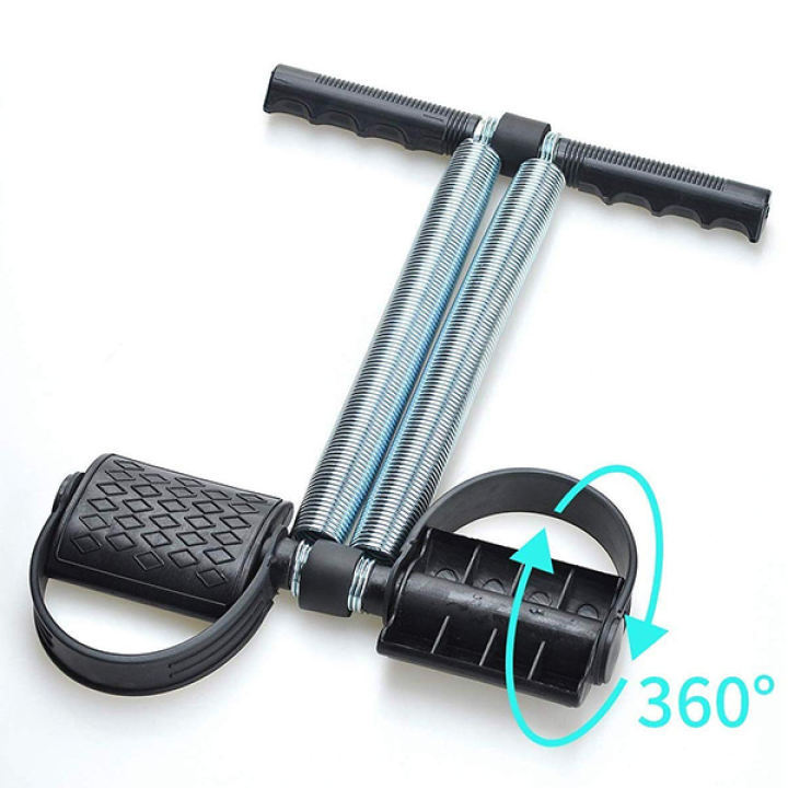 Tummy Trimmer Double Spring For Men And Women - Tone And Strengthen Your Stomach - Waist - Arms And Legs With This Double Spring Tummy Trimmer - Designed For Home Exercise And Fitness