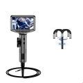3.9MM 5-inch 360 ° rotating dual-lens endoscope IPS endoscope inspection camera automotive mechanical industrial endoscope IP67. 