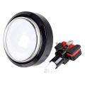 5X Arcade Buttons 60mm Dome 2.36 Inch LED Push Button with Micro-Switch for Arcade Machine Video Games Console. 